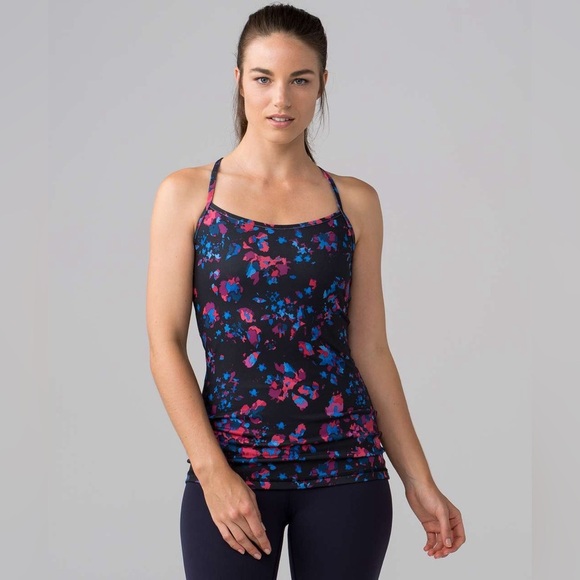 Lululemon Power Y Tank in Dandy Digie Multi Size 8 - Picture 1 of 8